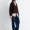 Grob gestrickter Cardigan