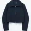 Jacke mit skulpturalen Ärmeln