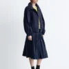 Jacke mit Stehkragen und Kordelzug