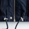 Jacke mit Stehkragen und Kordelzug