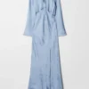 Jacquard-Maxikleid