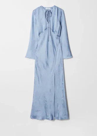 Jacquard-Maxikleid