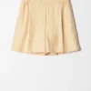 Jacquard-Shorts mit Pressfalte
