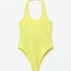 Jersey-Bodysuit mit Neckholder