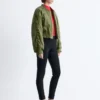 Jersey-Leggings mit Biesen