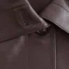 Kastenförmige Nappalederjacke