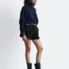 Kastenförmiger Rollkragenpullover