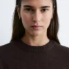 Kastenförmiger Strickpullover