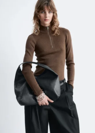 Klassische Ledertasche