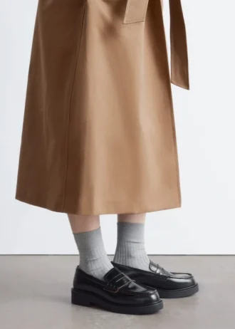 Klobige Leder-Loafer
