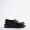 Klobige Leder-Loafer