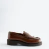 Klobige Leder-Loafer
