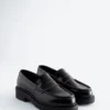 Klobige Leder-Loafer