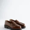 Klobige Leder-Loafer