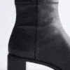 Kniehohe Nappa-Sock-Stiefel