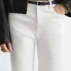 Kurze Wide-Leg-Jeans
