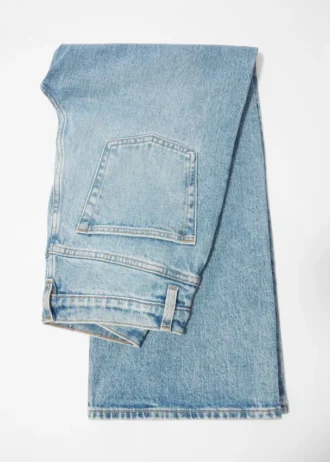 Kurze Wide-Leg-Jeans