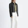 Kurze Wide-Leg-Jeans