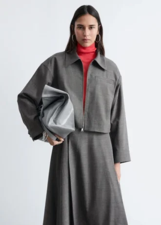 Kurze Wolljacke