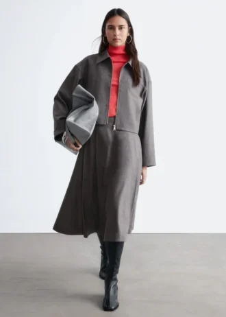 Kurze Wolljacke