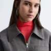 Kurze Wolljacke