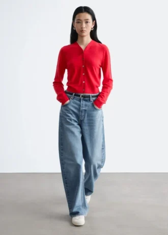Kurzer Kaschmir-Cardigan
