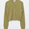 Kurzer Kaschmir-Cardigan