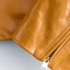 Lackleder-Bikerjacke
