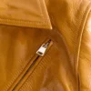 Lackleder-Bikerjacke