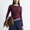 Langarmshirt aus Baumwolle