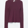 Langarmshirt aus Baumwolle
