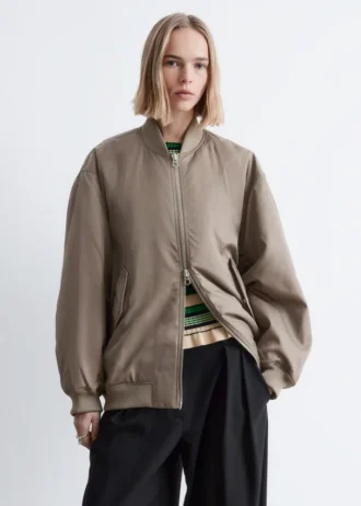 Lange Bomberjacke