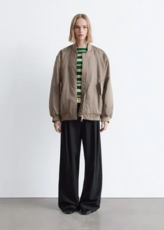 Lange Bomberjacke