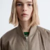 Lange Bomberjacke