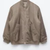 Lange Bomberjacke