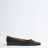 Leder-Ballerinas