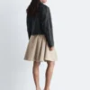 Leder-Bikerjacke