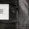 Leder-Bikerjacke