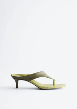 Leder-Kitten-Heels