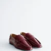 Leder-Loafer mit eckiger Spitze