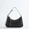 Leder-Schultertasche