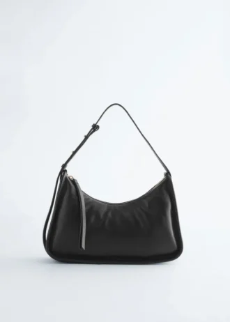 Leder-Schultertasche