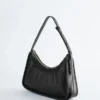 Leder-Schultertasche