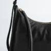Leder-Schultertasche