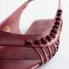 Leder-Slingback-Sandalen