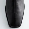 Leder-Socken-Stiefel