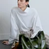 Rollkragenpullover mit Dolman-Ärmeln