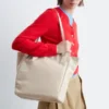 Leder-Tragetasche mit Schnallenriemen