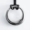 Lederhalskette mit Ring-Anhänger