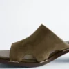 Ledersandalen mit Blockabsatz